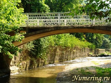 Кисловодск, курортный парк, лето, речка, мостик, нумерологический прогноз на каждый день