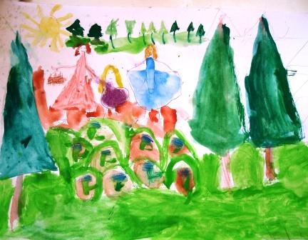детский рисунок, конкурс юных художников на сайте о нмерологии